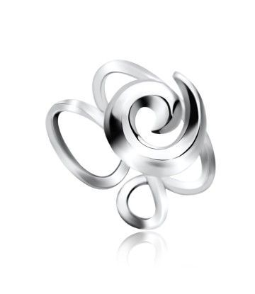 Spiral Shaped Silver Ear Cuff EC2-07